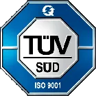TÜV ISO 9001 zertifiziert